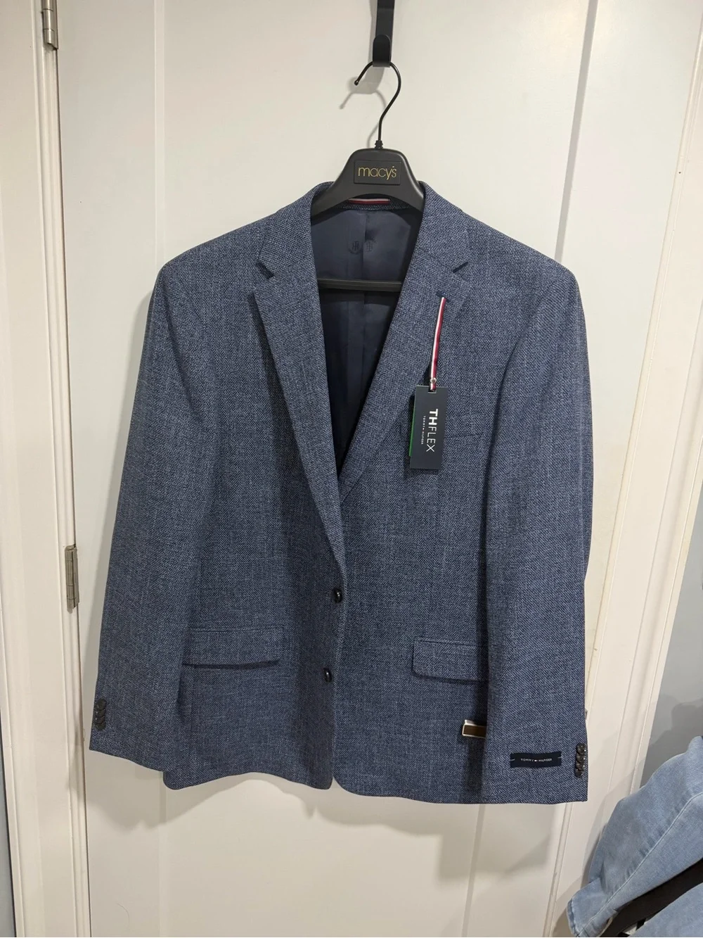 THE FLEXX Men's Textured Navy Sport Coat